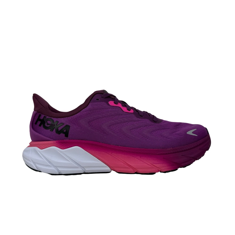 Hoka Arahi 6 Running Shoes Womens 9.5 B Grape Wine Beauty Berry 1123195 GWBY - Picture 1 of 12